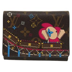 Louis Vuitton Victorine Brown Canvas Wallet  (Pre-Owned)
